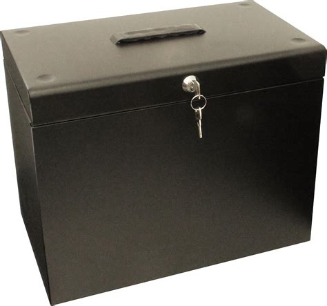 metal document box amazon|metal storage box for documents.